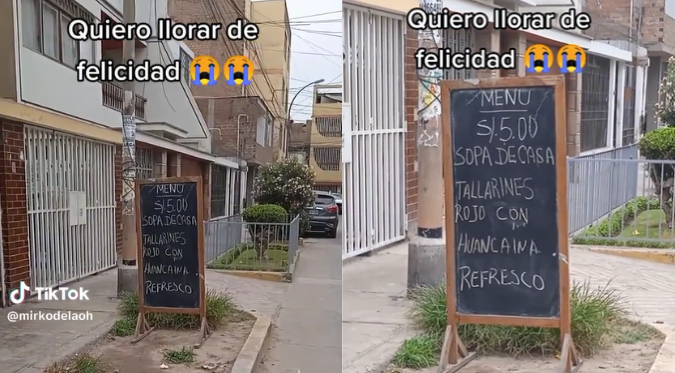 LIMEÑO QUEDA SORPRENDIDO al ENCONTRAR MENÚ de SOLO S/5 en LOS OLIVOS: “¡Qué ofertón!” | VIDEO