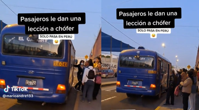 CHOFER NO AVANZA PESE a TENER el CARRO LLENO y PASAJEROS TOMAN RADICAL DECISIÓN: “Todos bajaron” | VIDEO