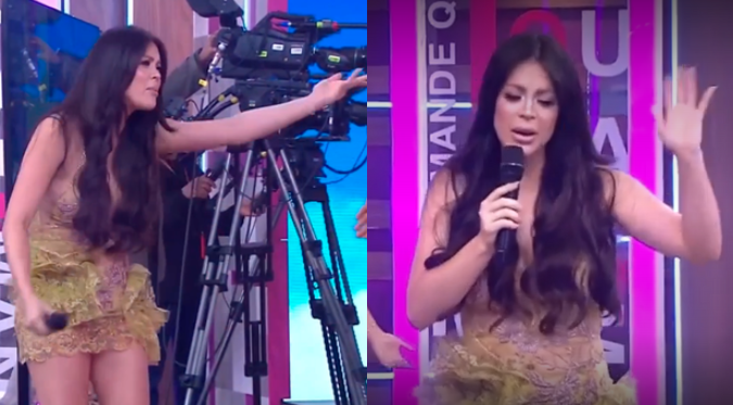 SHEYLA ROJAS 'ABANDONA' SET de TV CUANDO le RECUERDAN sus INICIOS antes de las OPERACIONES: “¿Cómo me hacen esto?” | VIDEO