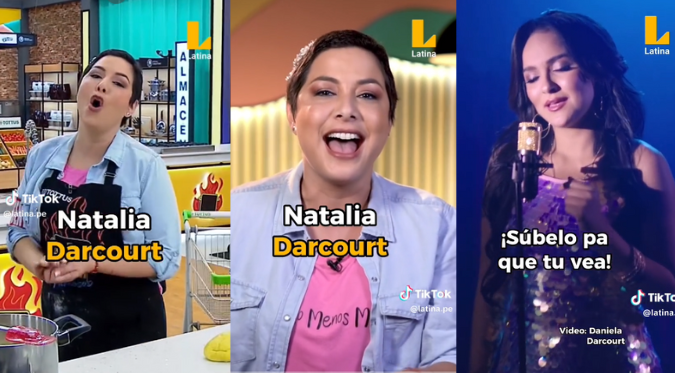 NATALIA SALAS INTERPRETÓ CANCIÓN de DANIELA DARCOURT en EL GRAN CHEF FAMOSOS y USUARIOS ENLOQUECEN: “Natalia Darcourt” | VIDEO