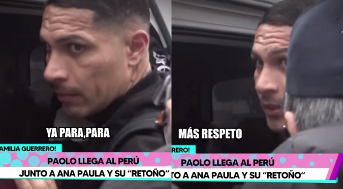 PAOLO GUERRERO EXPLOTA con REPORTERO tras SER CONSULTADO sobre SU PAPEL COMO PADRE: “Más respeto...” | VIDEO