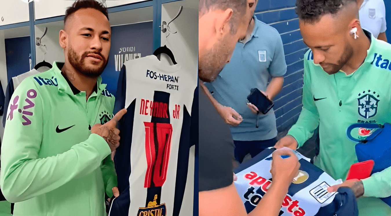 NEYMAR LE PIDIÓ a BARCOS que le FIRME la CAMISETA de ALIANZA LIMA e HINCHAS ´GRONES' ENLOQUECEN | VIDEO