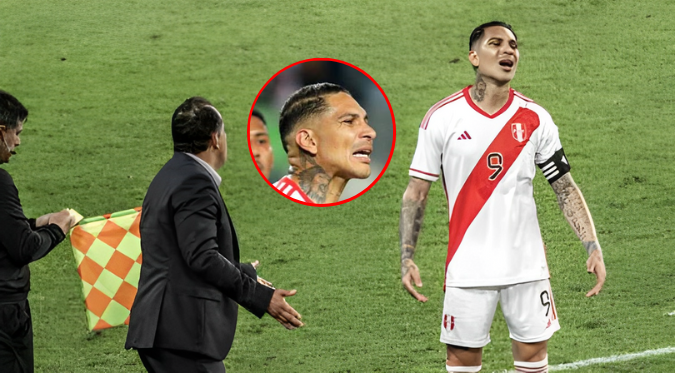 se-molesto-se-filtro-la-tensa-conversacion-de-paolo-guerrero-con-juan-reynoso-tras-gol-de-brasil-video