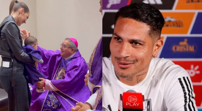 HIJO de PAOLO GUERRERO VISITA LAS NAZARENAS y SACERDOTE LO BENDICE para que SIGA el LEGADO de SU PADRE: “Bendícele los pies” | VIDEO