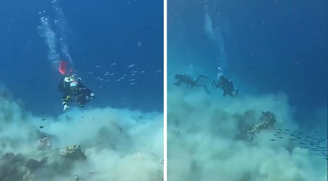 ¡Increíble! Así se ve un terremoto bajo del mar