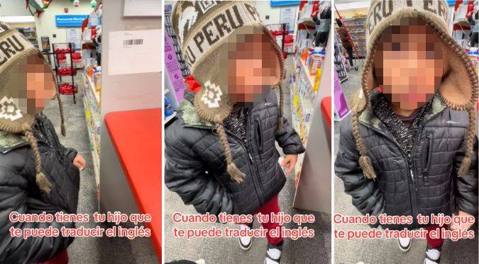 Niño se hace viral al ser traductor de su madre peruana en Estados Unidos [VIDEO]