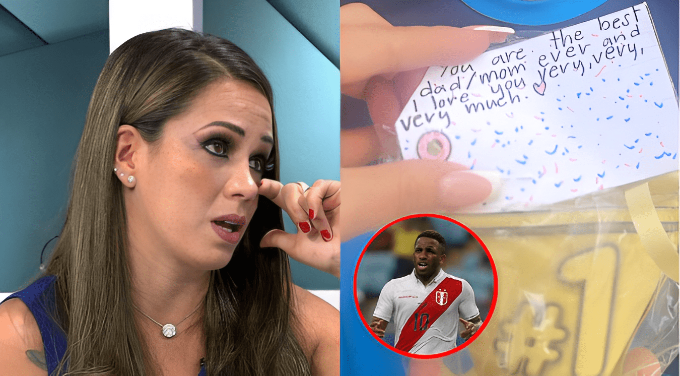 MELISSA KLUG RECIBE REGALO por el 'DÍA DEL PADRE' de HIJO de FARFÁN: “La mejor mamá y papá” | VIDEO