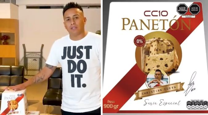 Christian Cueva lanza su propio panetón por Navidad: 