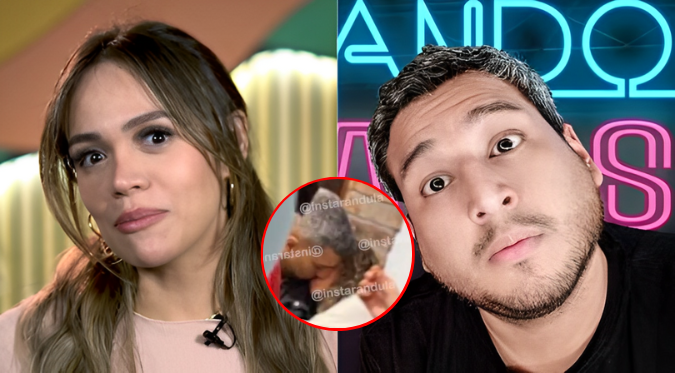 ¿COMPLETAMENTE ENAMORADOS?: RICARDO MENDOZA y MAYRA GOÑI NUEVAMENTE CAPTADOS en APASIONADOS BESOS | VIDEO