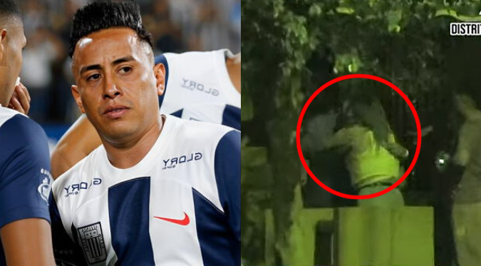 CHRISTIAN CUEVA es AMPAYADO SALIENDO de LOCAL en la MADRUGADA a UN DÍA de PARTIDO con ALIANZA LIMA | VIDEO