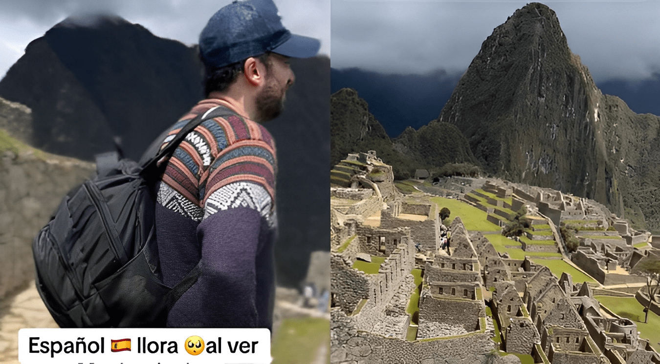 ESPAÑOL ROMPIÓ EN LLANTO al CONOCER MACHU PICCHU por PRIMERA VEZ:  “Una sensación inexplicable” | VIDEO