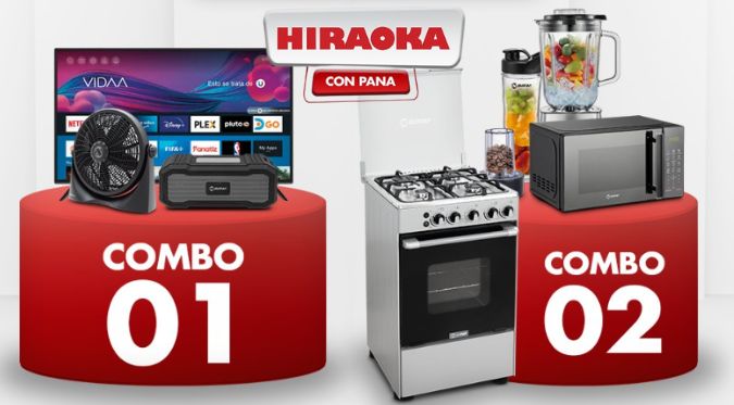 Hiraoka con Pana: Participa del gran sorteo y gana uno de estos combos