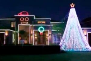 Luces de Navidad bailan al ritmo del Gangnam Style