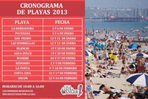 Liga Peruana de Lucha contra el Cáncer realizará despistajes en playas