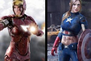 Así se verían ‘Los vengadores’ si fuesen mujeres – FOTOS