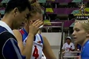 Jugadora serbia recibió fuerte pelotazo en el rostro en encuentro ante Perú – VIDEO