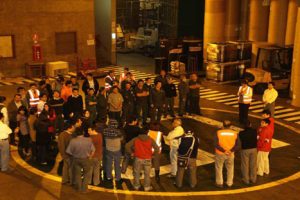 Todo listo para el simulacro de sismo nocturno de mañana