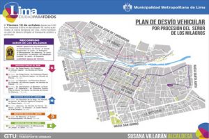 Conozca los desvíos por el recorrido del Cristo Moreno este 18 y 19