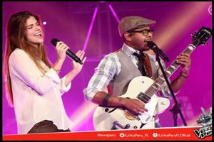 Stephanie Cayo cantó con Kalimba en «La Voz Perú» -VIDEO