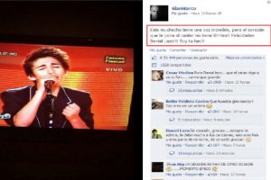 Gian Marco felicitó a Daniel Lazo, concursante de «La Voz Perú»-VIDEO