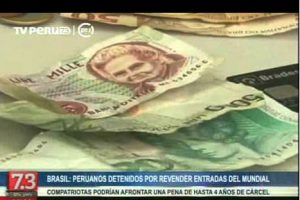5 peruanos fueron detenidos por revender entradas del Mundial Brasil 2014