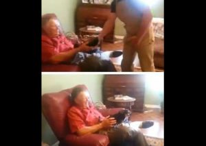¡Increíble! Un perro se hace el muerto cuando lo cargan desconocidos (VIDEO)