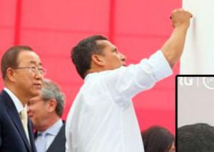 Critican a Ollanta Humala por errores ortográficos (FOTOS)