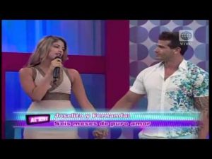 Novia de Joselito Carrera quería sorprenderlo pero sufre caída en vivo (VIDEO)