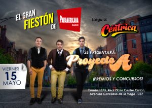 Disfruta con Proyecto A en el gran fiestón de Radio Panamericana