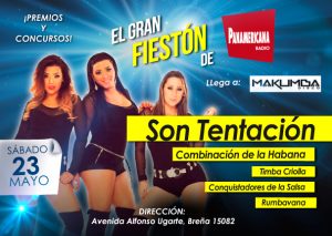 A bailar con Son Tentación en el Gran Fiestón de Radio Panamericana