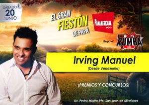 Celebra con ‘El Gran Fiestón de Papá’ de Radio Panamericana con Irving Manuel