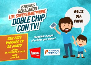 Radio Panamericana premia a papá con smartphones