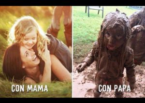 ¿Papá o mamá? Estas comparaciones nos dicen quién podría ser más confiable (FOTOS)