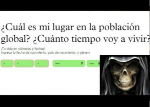 Esta es la web que predice tu muerte, con el mes y día exacto