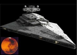 Muestran foto de supuesta nave en Marte que parece salida de ‘Star Wars’
