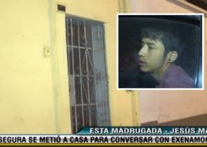 Joven ingresa a casa de su exenamorada y es detenido por robo