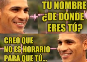 Paolo Guerrero se molestó con reportero que llamó a Alondra García Miró
