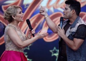 Así fue el tenso careo entre Christian Domínguez y Gisela Valcárcel