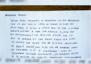 Te conmoverá la carta que le escribió un chico de 25 años a su padre