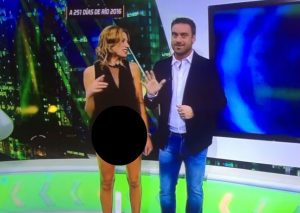 Alina Moine: Conductora de Fox Sports mostró más de la cuenta en vivo