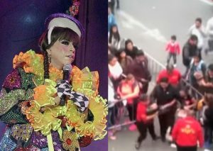 Chola Chabuca pide disculpas a ambulante agredida en la puerta de su circo