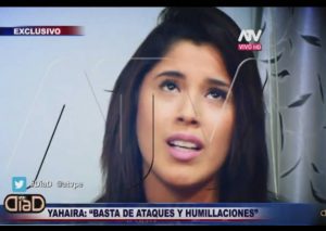Yahaira Plasencia: «Le pedí perdón a Dios»