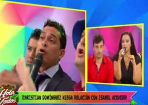 Christian Domínguez: El tremendo lío que se armó por la bailarina en pleno programa en vivo