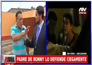 ¡Indignante!  Padre de Ronny García dijo esto de las mujeres