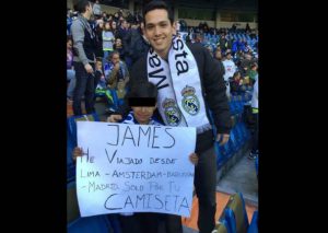 El gesto que tuvo James Rodríguez con un niño peruano – VIDEO