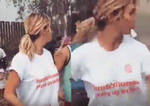 Chica reality ayuda a damnificados por huaicos pero se lleva el peor susto de su vida