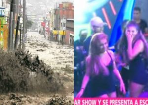 ¿Falta de sensibilidad? Yahaira Plasencia hizo presentación cerca a zona afectada por huaicos