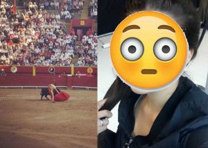 Chica reality es atacada por celebrar acto en Plaza de Acho – VIDEO
