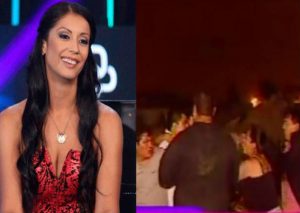 Christian Domínguez fue agredido de la peor manera y así reaccionó Karla Tarazona -VIDEO