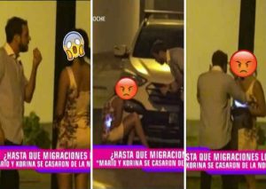 Chica reality discute con su novio en pleno matrimonio de Mario y Korina – VIDEO